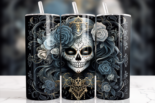 20 Ounce Skull Tumbler