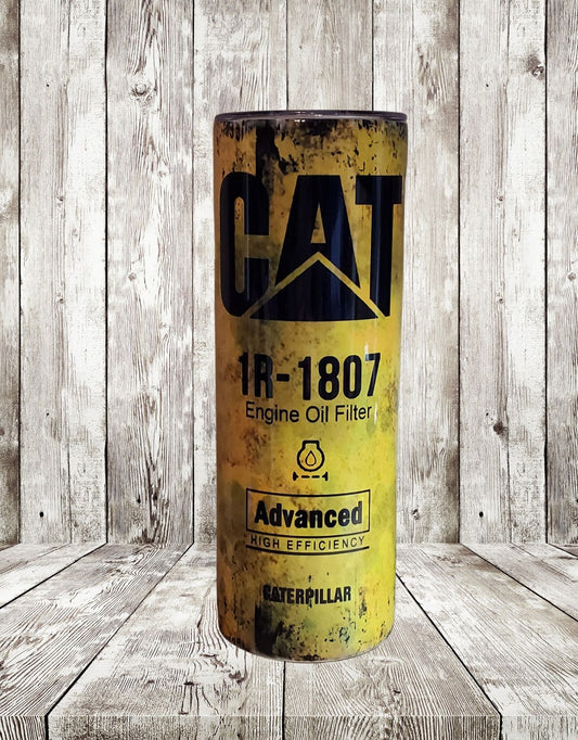 20 oz. Cat Oil Filter Tumbler