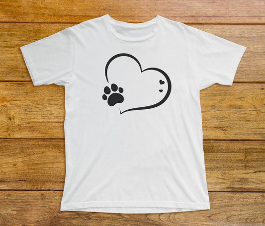 Heart and Paw tee